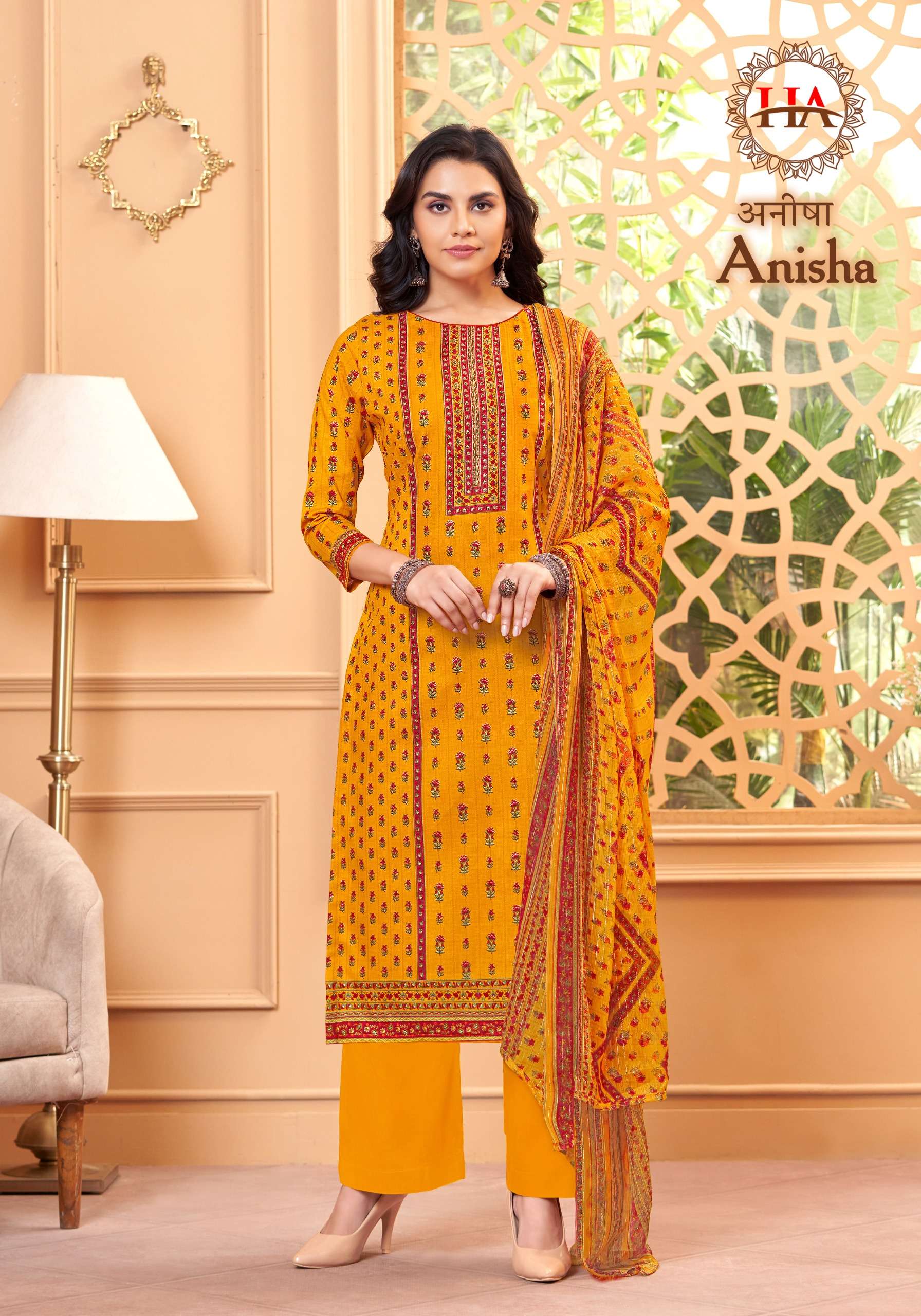 HARSHIT FASHION HUB ANISHA COTTON PRINT SALWAR SUIT