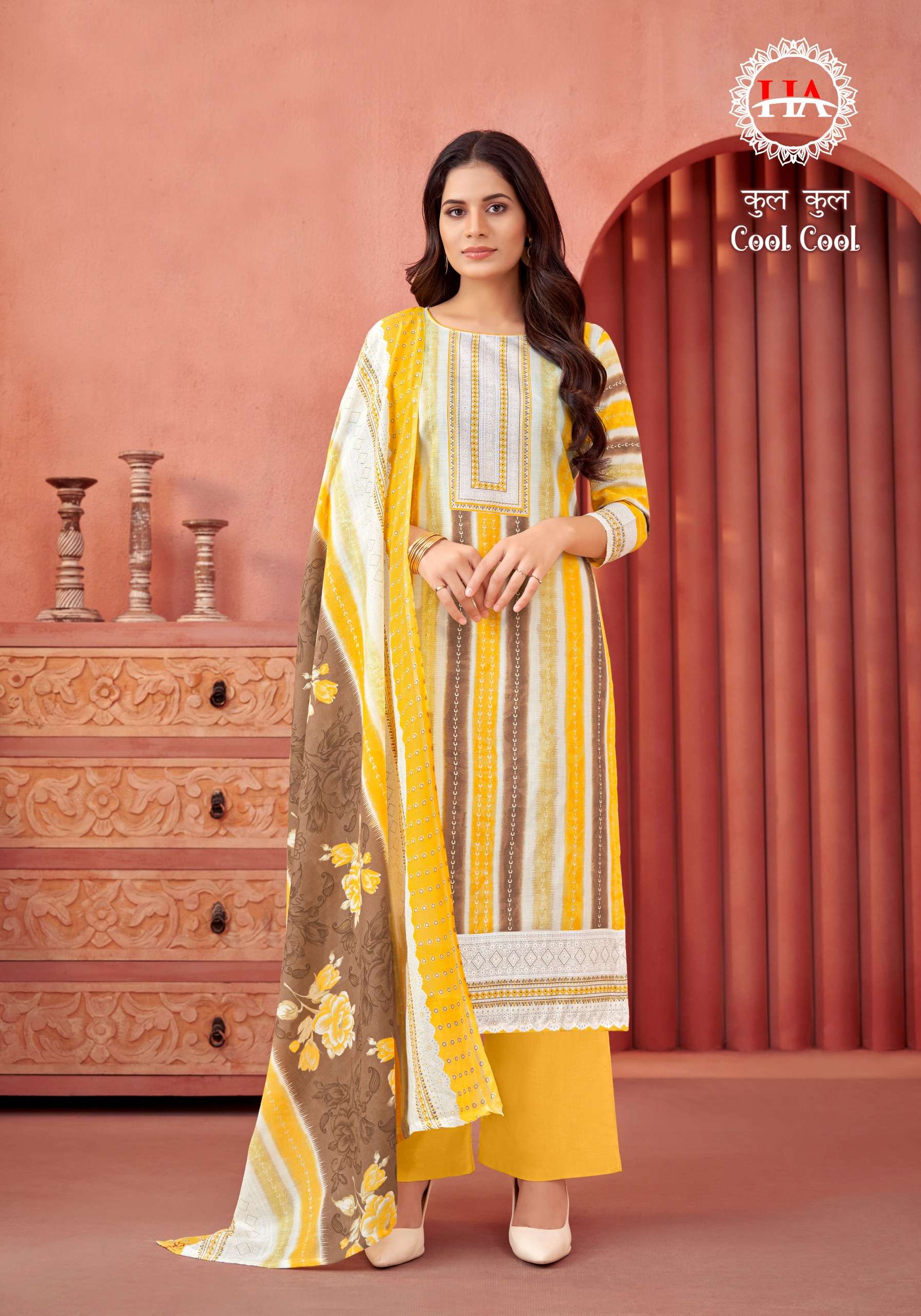 HARSHIT FASHION HUB COOL COOL COTTON FANCY PRINT SALWAR SUIT