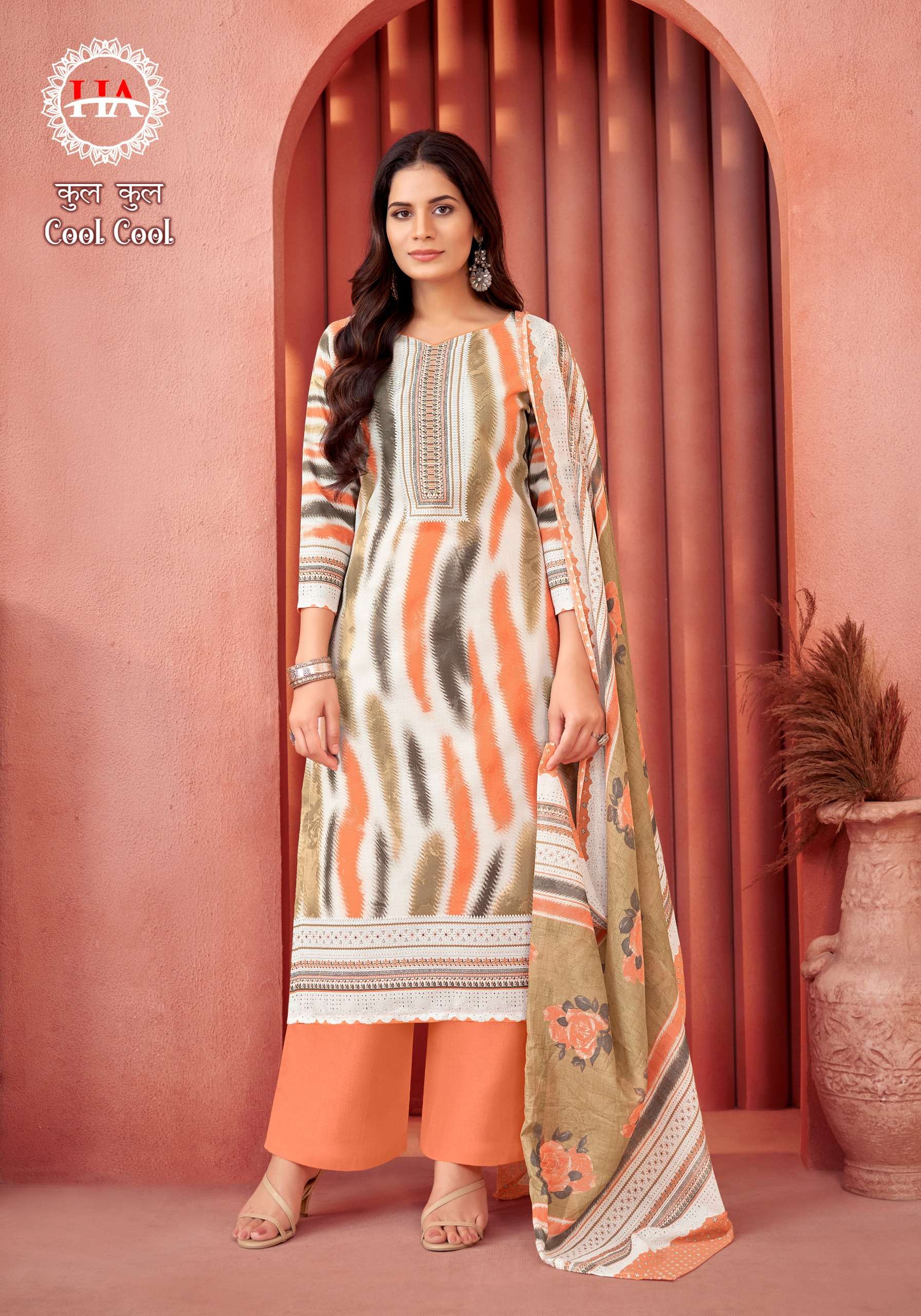 HARSHIT FASHION HUB COOL COOL COTTON FANCY PRINT SALWAR SUIT