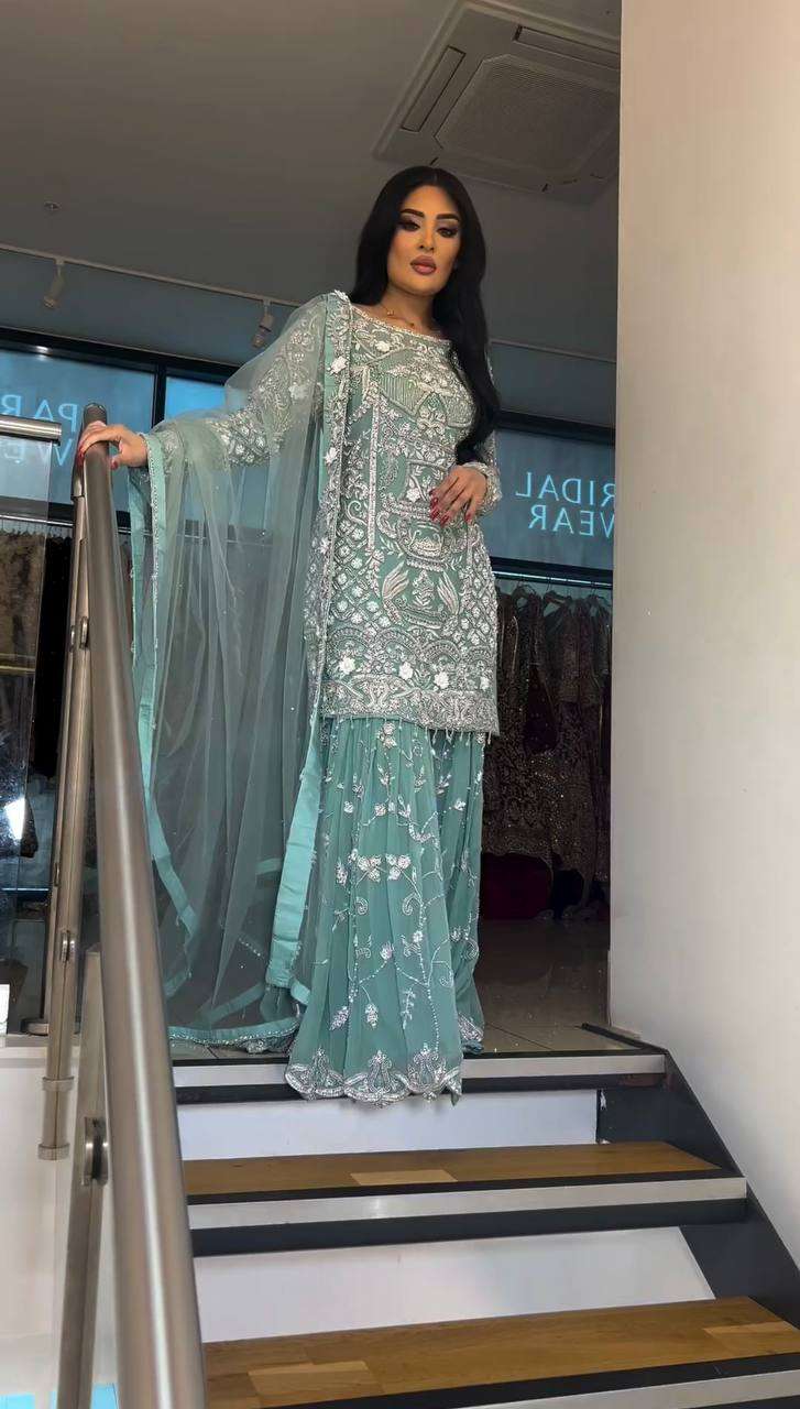 HK 1626 SHARARA SUIT
