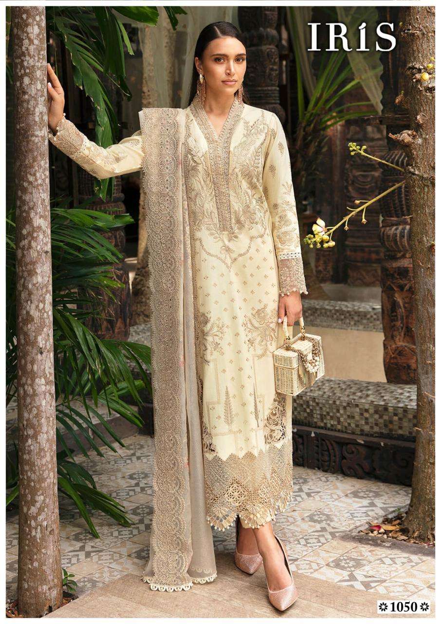 IRIS AFSANAH VOL 5 COTTON DIGITAL PRINT SUIT