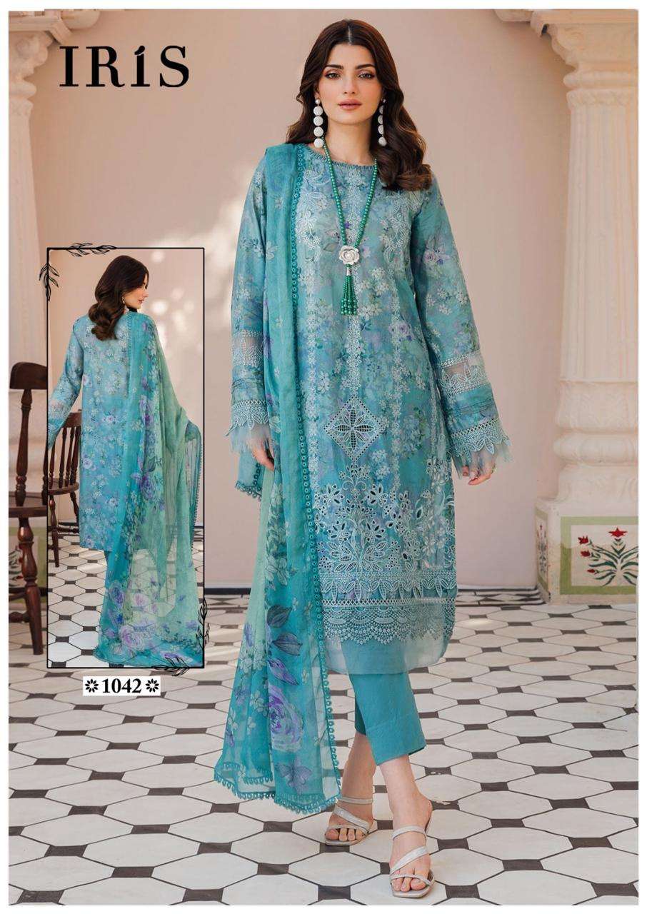 IRIS AFSANAH VOL 5 COTTON DIGITAL PRINT SUIT