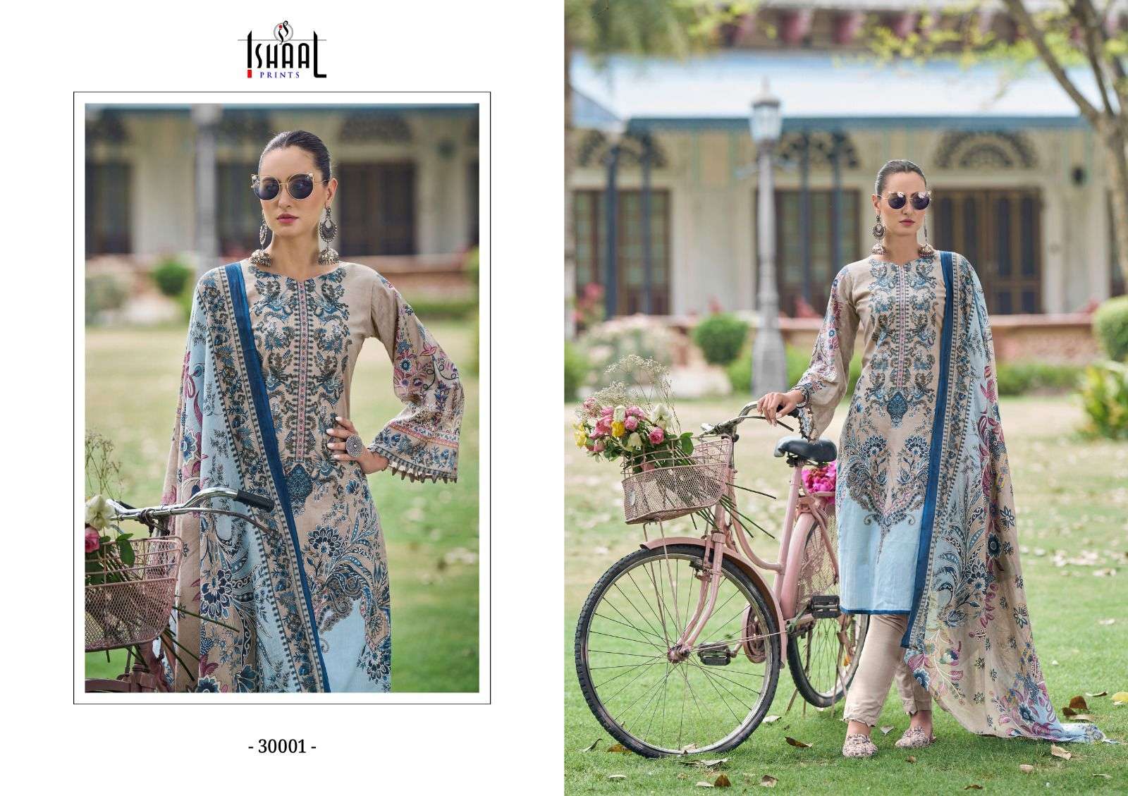 ISHAAL PRINTS GULMOHAR VOL 30 LAWN COTTON DIGITAL PRINT SUIT