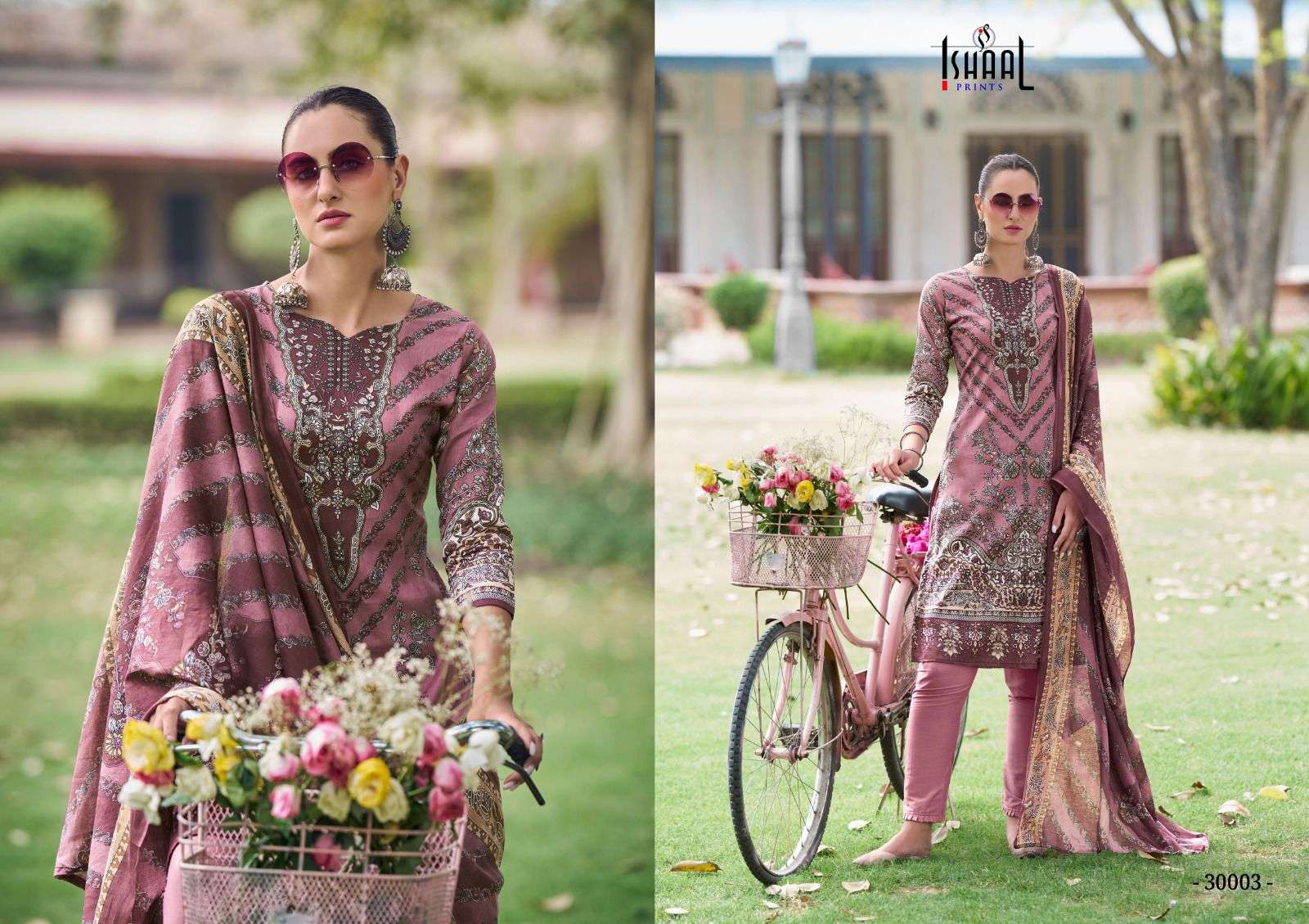 ISHAAL PRINTS GULMOHAR VOL 30 LAWN COTTON DIGITAL PRINT SUIT