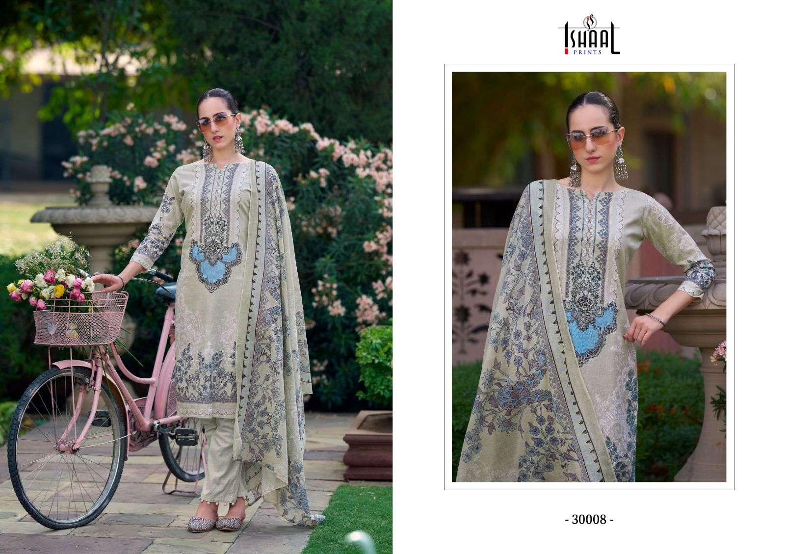 ISHAAL PRINTS GULMOHAR VOL 30 LAWN COTTON DIGITAL PRINT SUIT