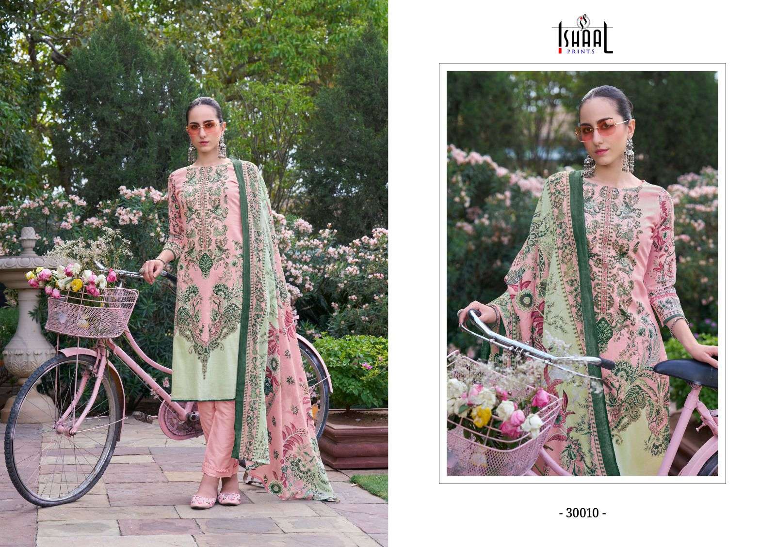 ISHAAL PRINTS GULMOHAR VOL 30 LAWN COTTON DIGITAL PRINT SUIT
