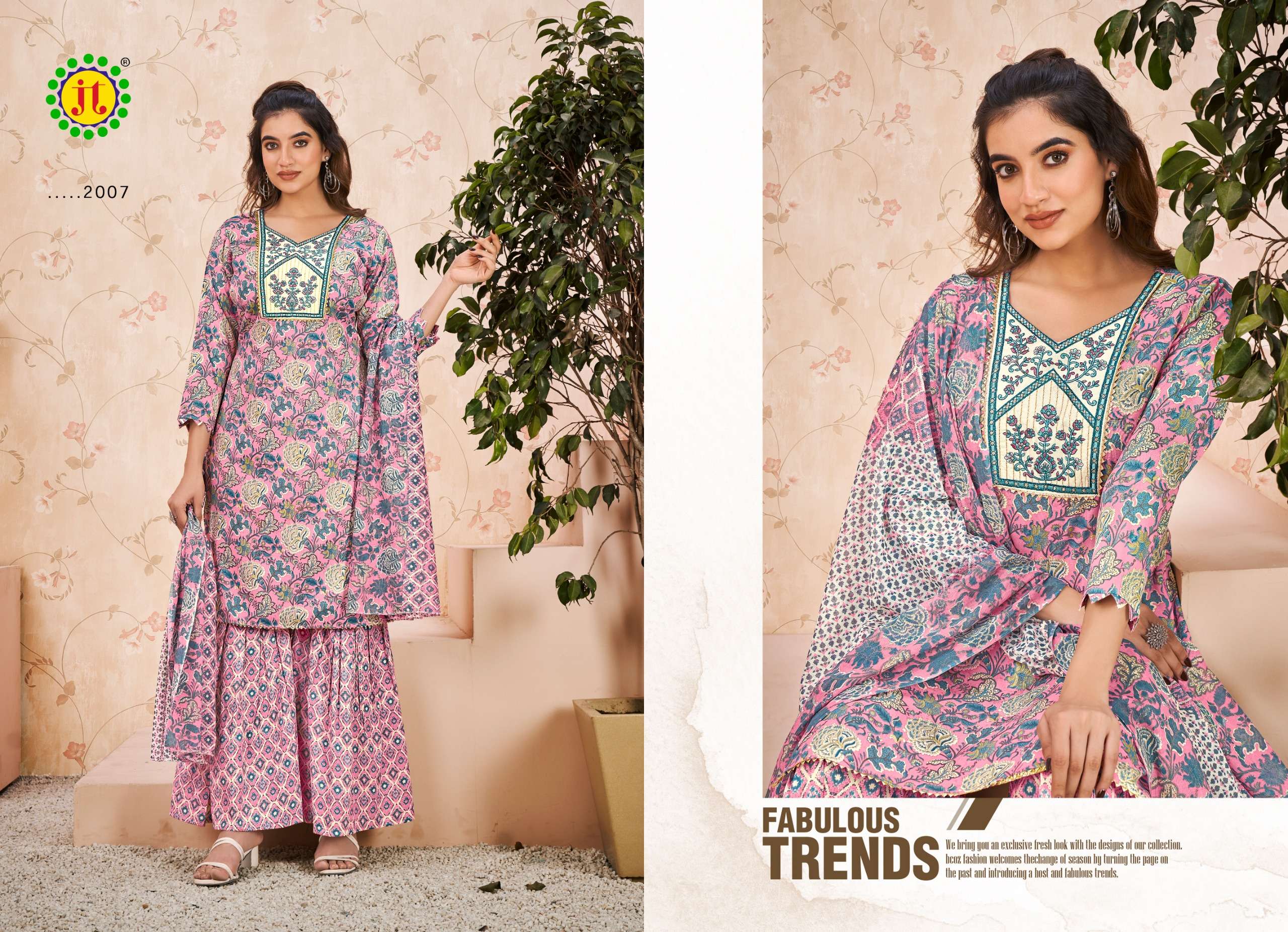 JT ZARA COTTON PRINT SALWAR SUIT