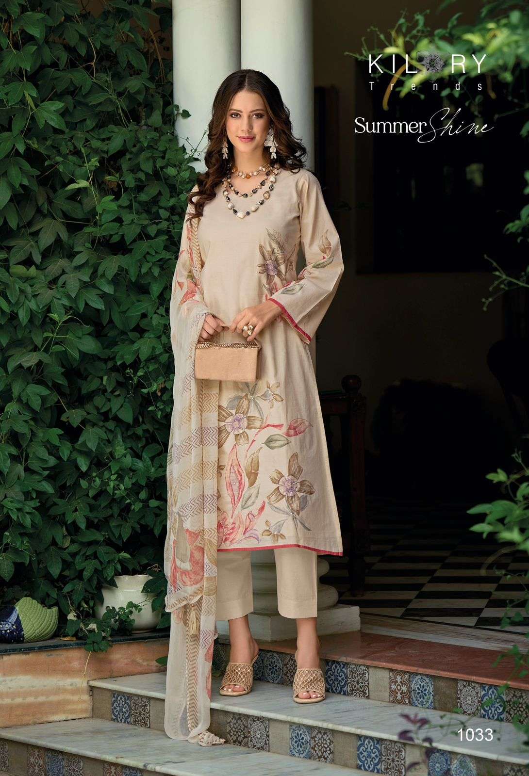 KILORY TRENDZ SUMMER SHINE LAWN COTTON FANCY WORK SUIT