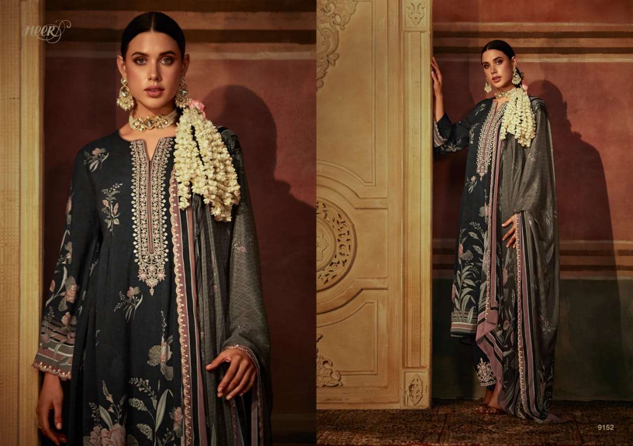 KIMORA FASHION ZULFA MUSLIN DESIGNER SUIT