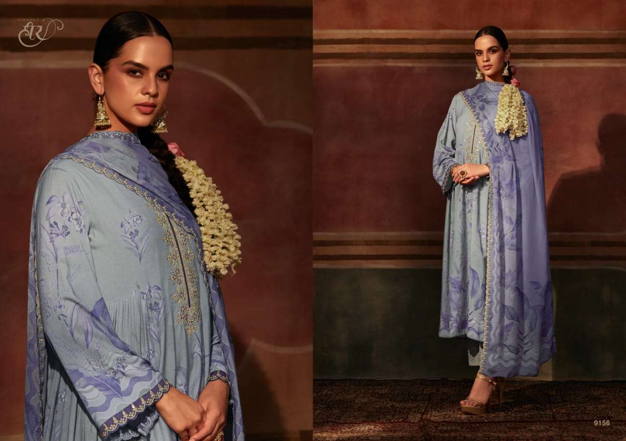 KIMORA FASHION ZULFA MUSLIN DESIGNER SUIT