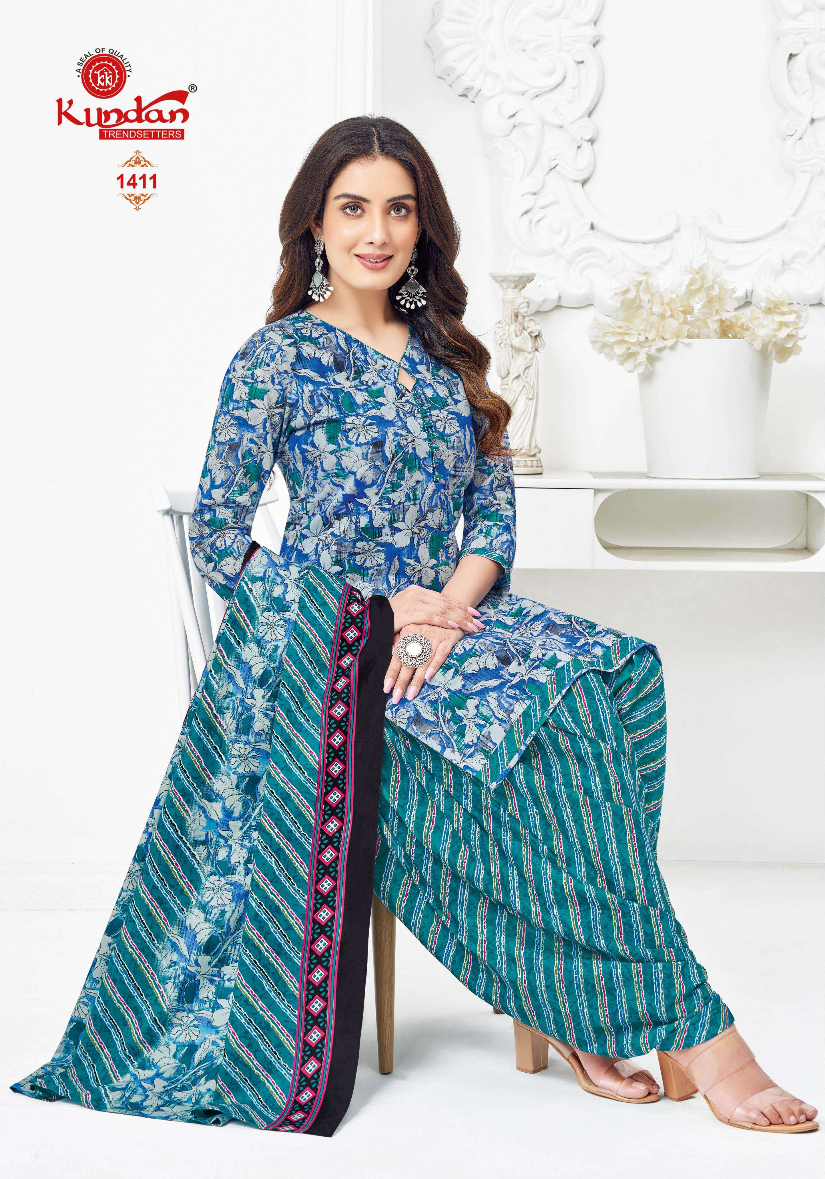 KUNDAN TEX KALASH VOL 14 COTTON PRINTED SALWAR SUIT