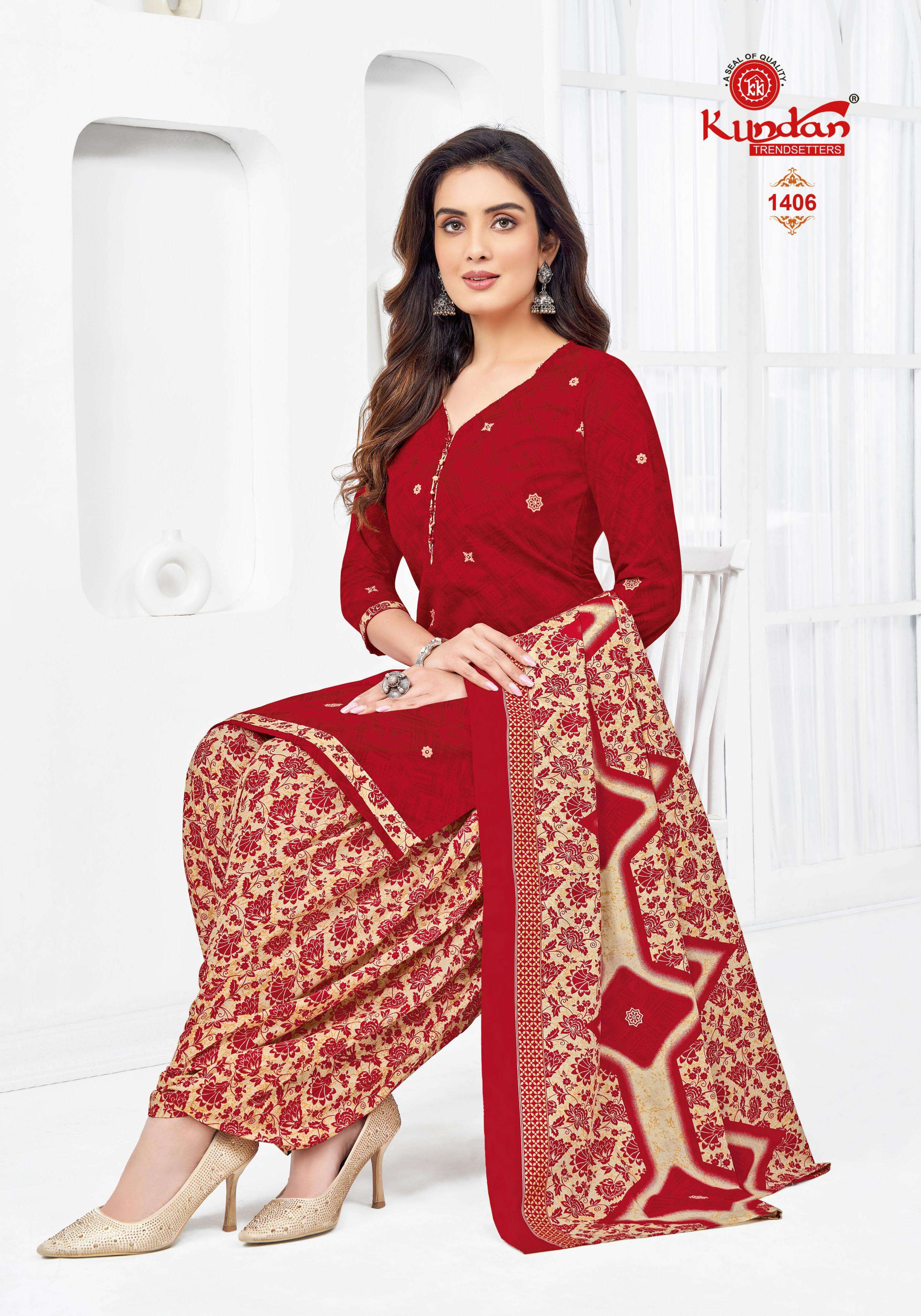 KUNDAN TEX KALASH VOL 14 COTTON PRINTED SALWAR SUIT