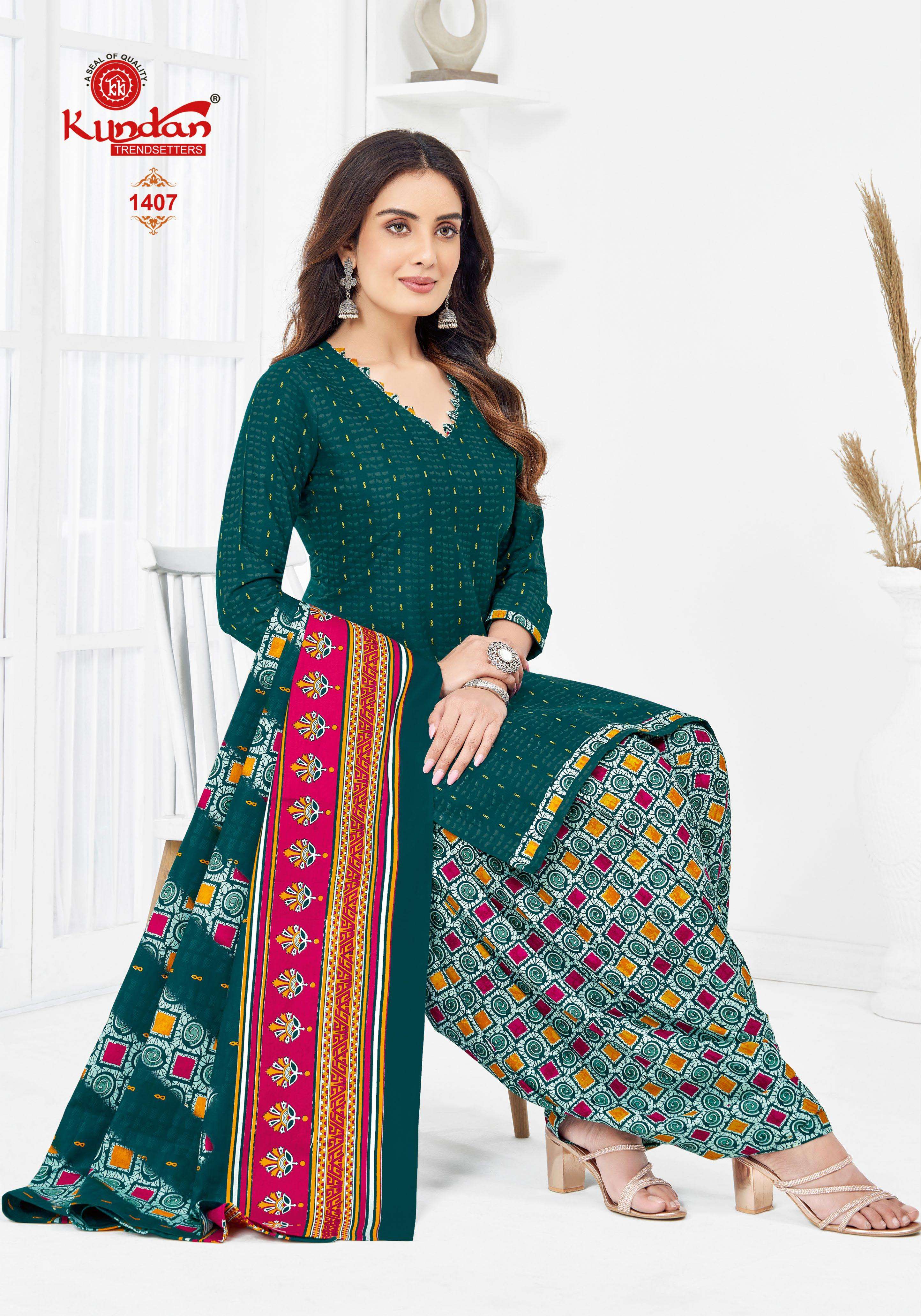 KUNDAN TEX KALASH VOL 14 COTTON PRINTED SALWAR SUIT