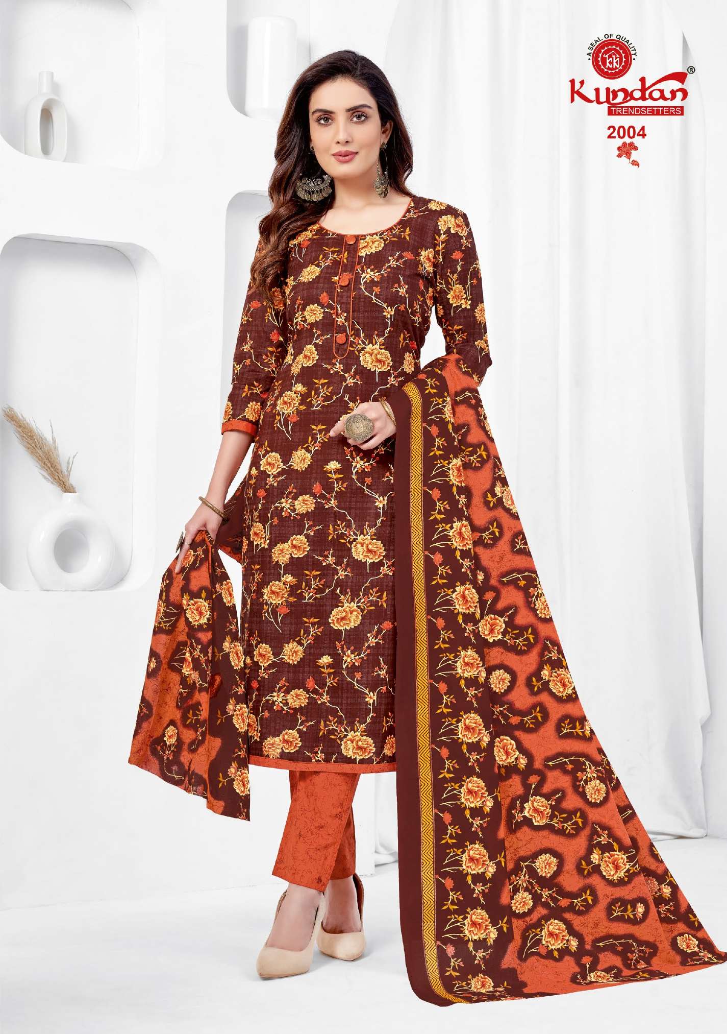 KUNDAN TEX PARIDHI VOL 2 COTTON REGULAR WEAR DRESS