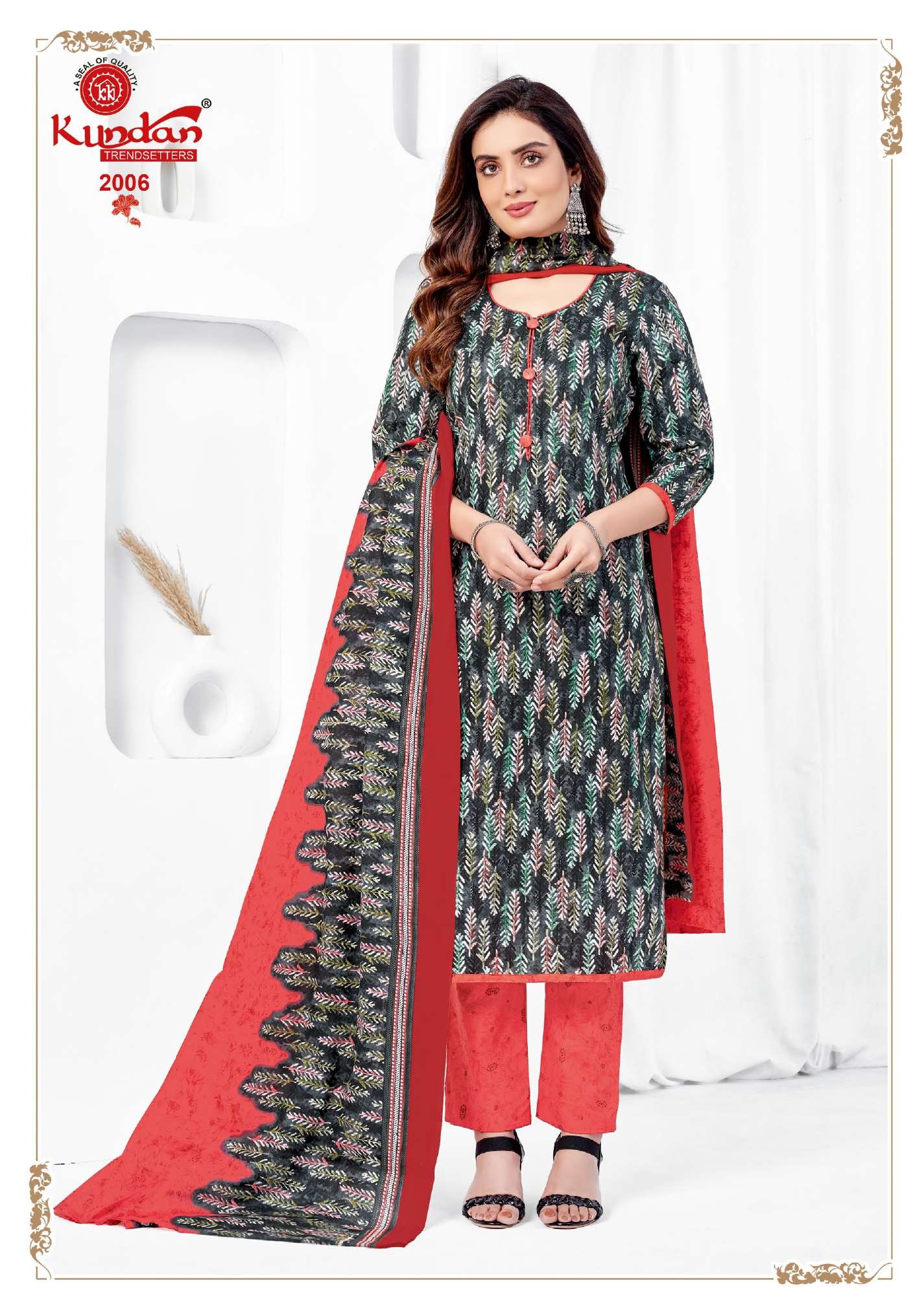 KUNDAN TEX PARIDHI VOL 2 COTTON REGULAR WEAR DRESS
