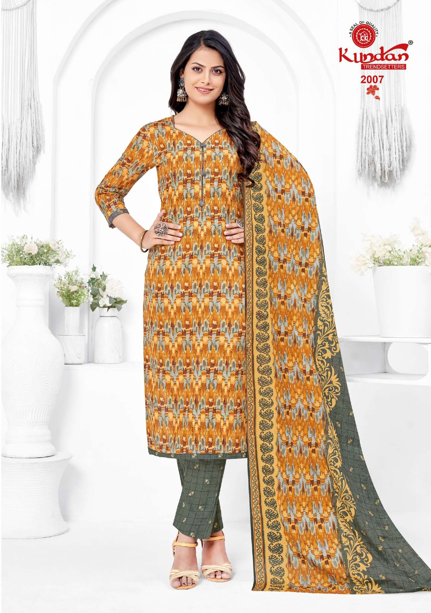 KUNDAN TEX PARIDHI VOL 2 COTTON REGULAR WEAR DRESS