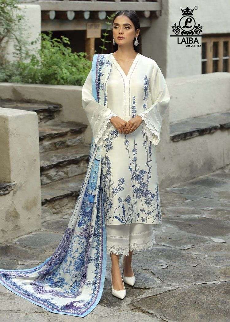 LAIBA AM VOL 257 GEORGETTE DESIGNER PAKISTANI SUIT