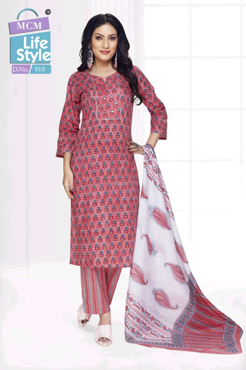 MCM LIFESTYLE PRAGYA COTTON PRINT READY MADE SUIT
