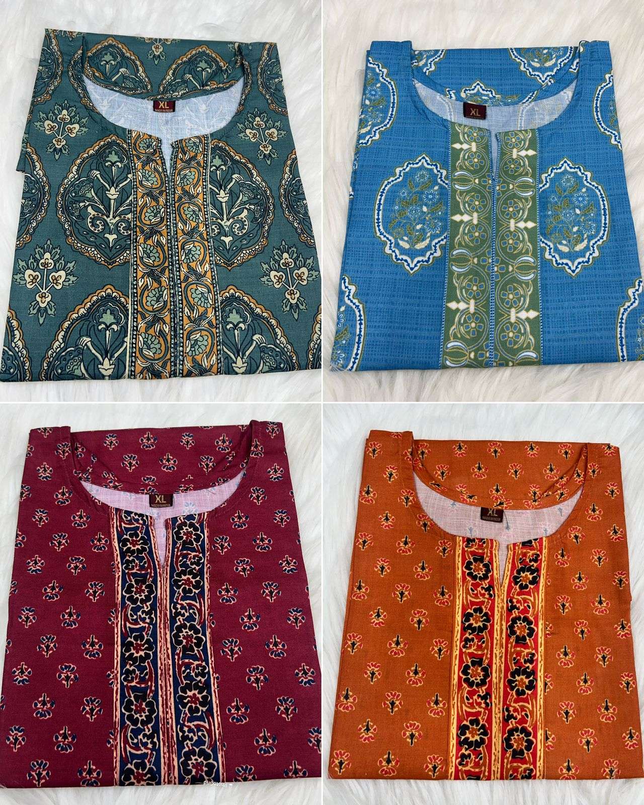 MF BLUSH 2.0 COTTON PRINT FANCY SUMMER WEAR SHORT KURTI