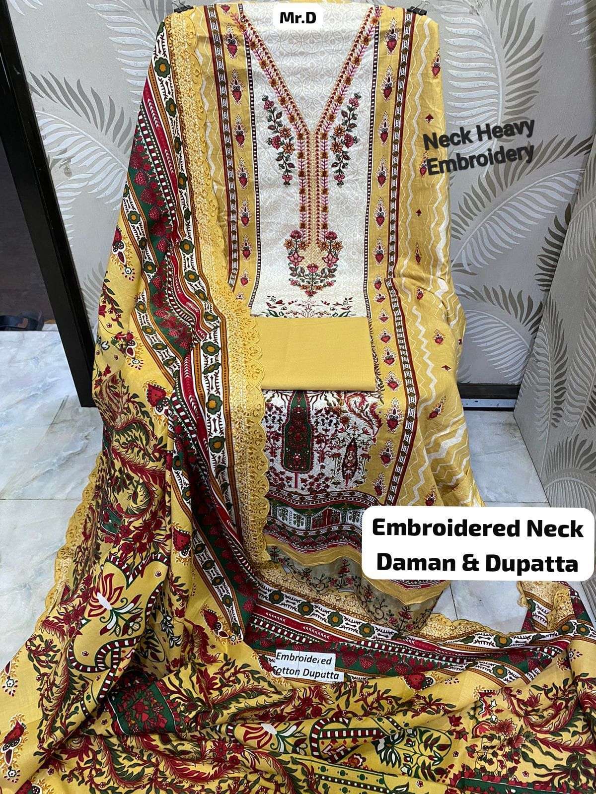MF DUPATA CUT WORK COLLECTION LAWN COTTON DESIGNER SUIT