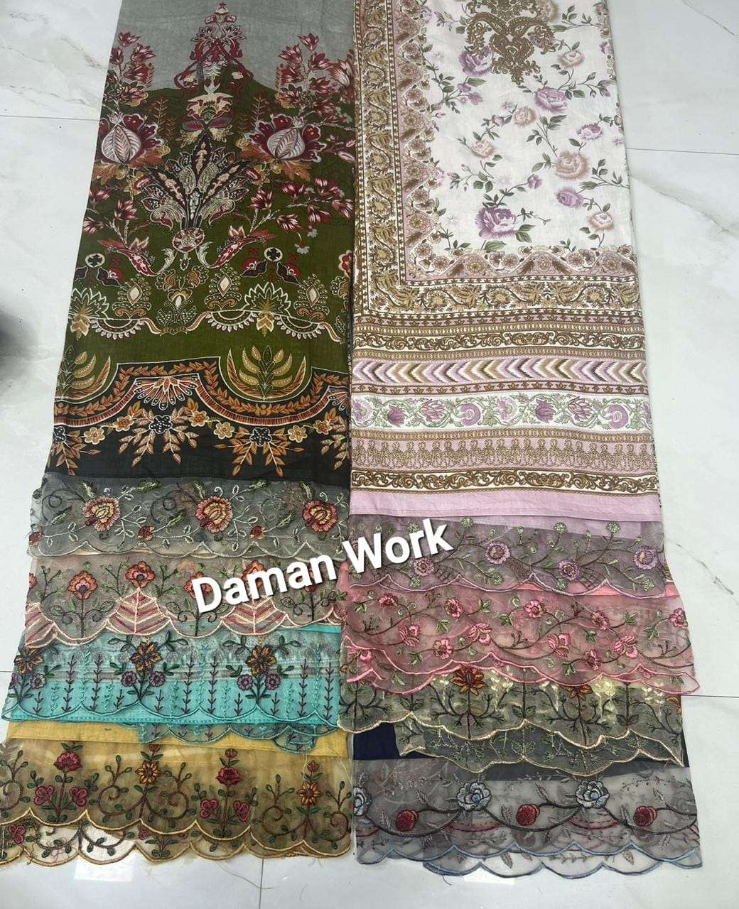 MF DUPATA CUT WORK COLLECTION LAWN COTTON DESIGNER SUIT