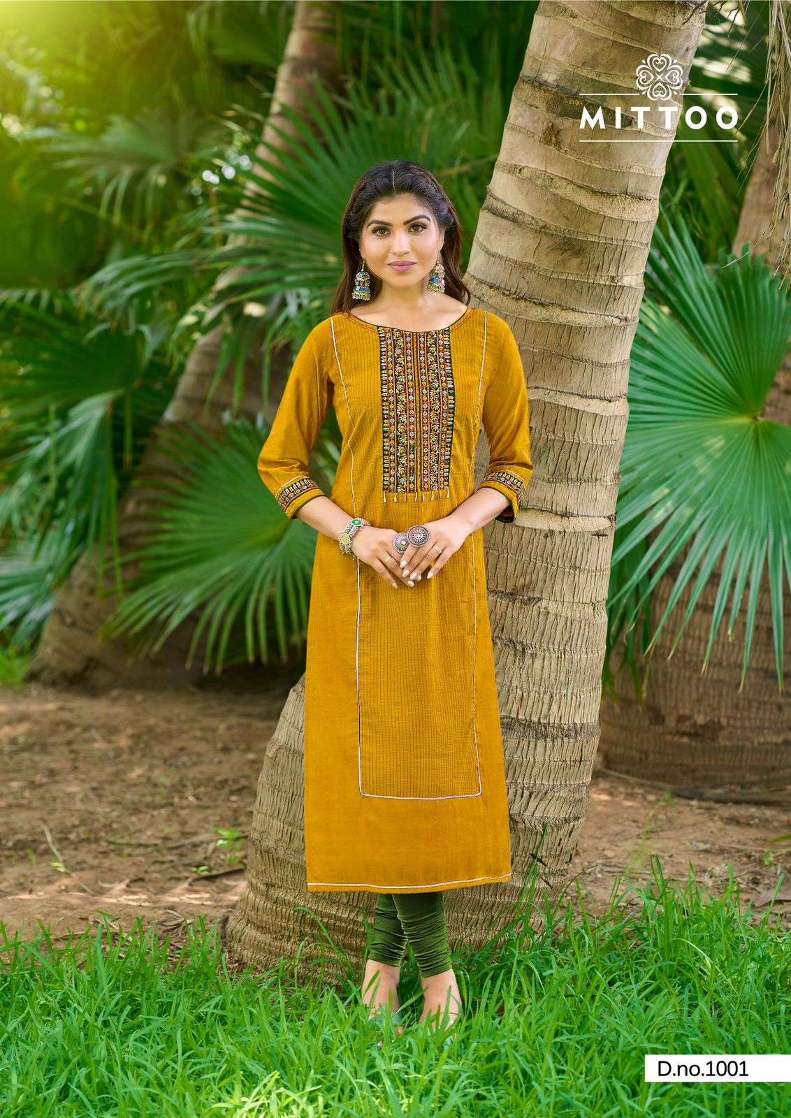 MITTOO MAHIKA VISCOSE FANCY HAND WORKS KURTI
