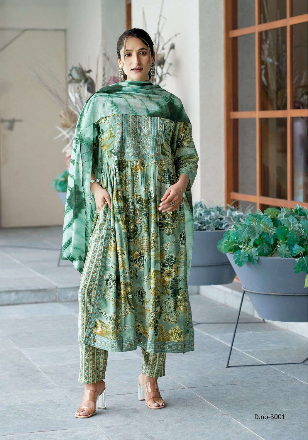 MYSTIC 9 SIMRAN VOL 3 FANCY NAIRA CUT PATTERN KURTI COMBO SET