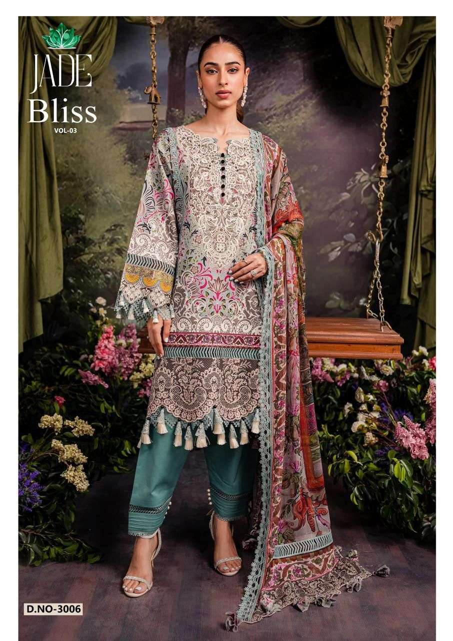 NAND GOPAL JADE BLISS VOL 3 COTTON DIGITAL PRINT SUIT