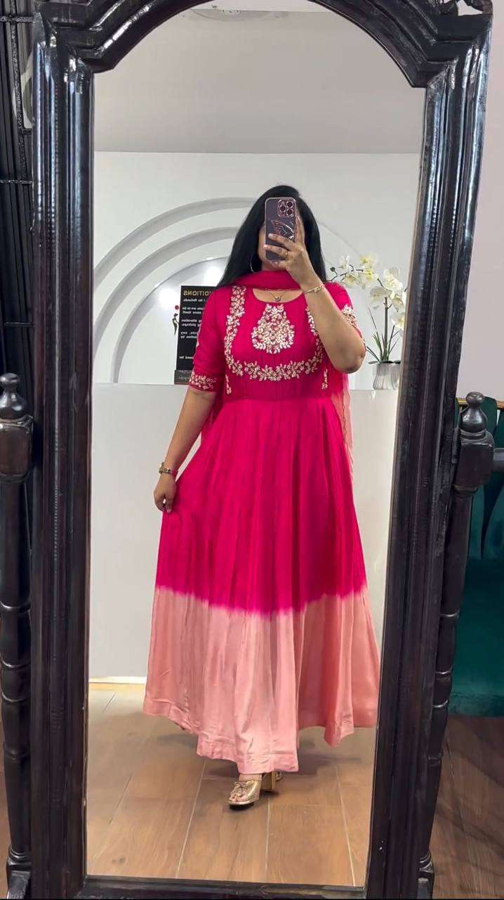 PC 375 GOWN DUPATTA