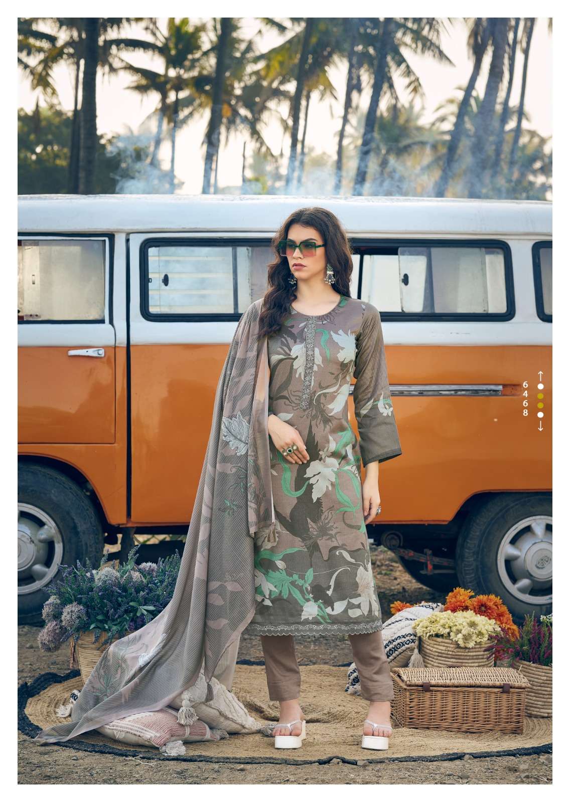 PRM TRENDZ SEREIN VOL 2 COTTON DIGITAL PRINT WITH FANCY WORK SUIT