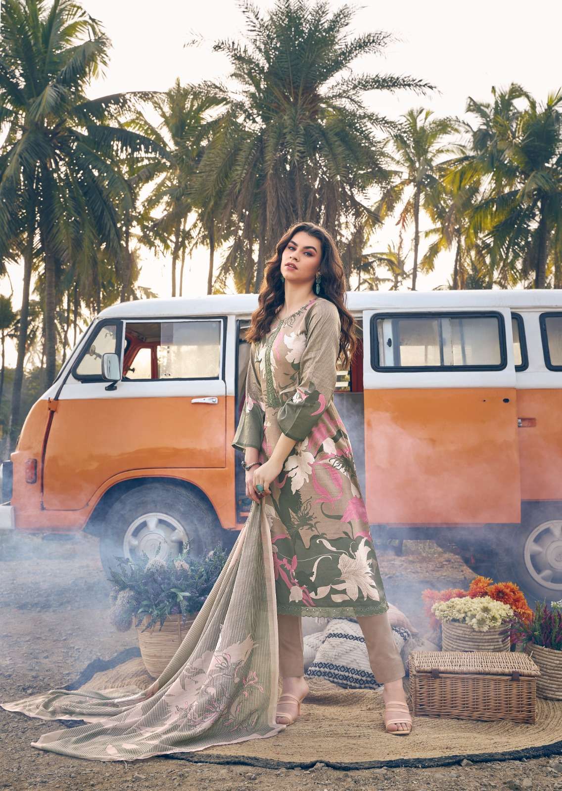 PRM TRENDZ SEREIN VOL 2 COTTON DIGITAL PRINT WITH FANCY WORK SUIT