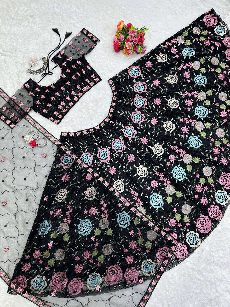 QRC 242 LEHENGA CHOLI
