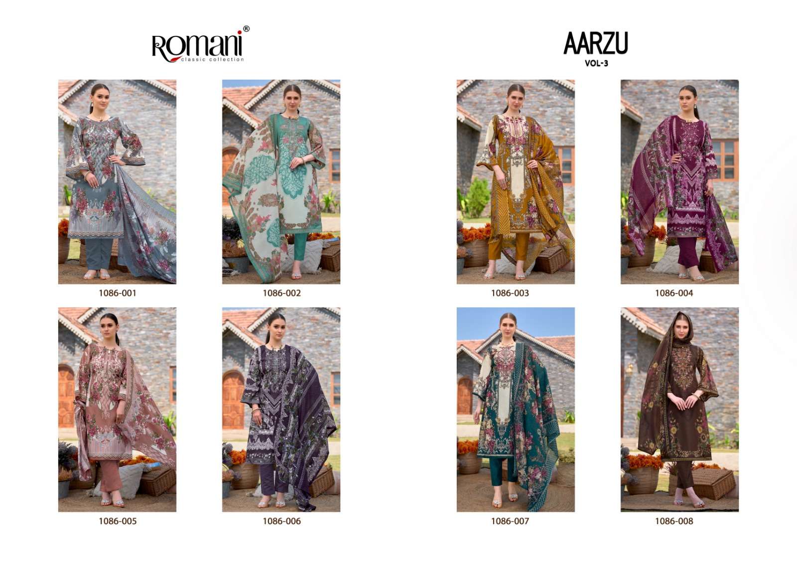 ROMANI AARZU VOL 3 COTTON DIGITAL PRINT SALWAR SUIT