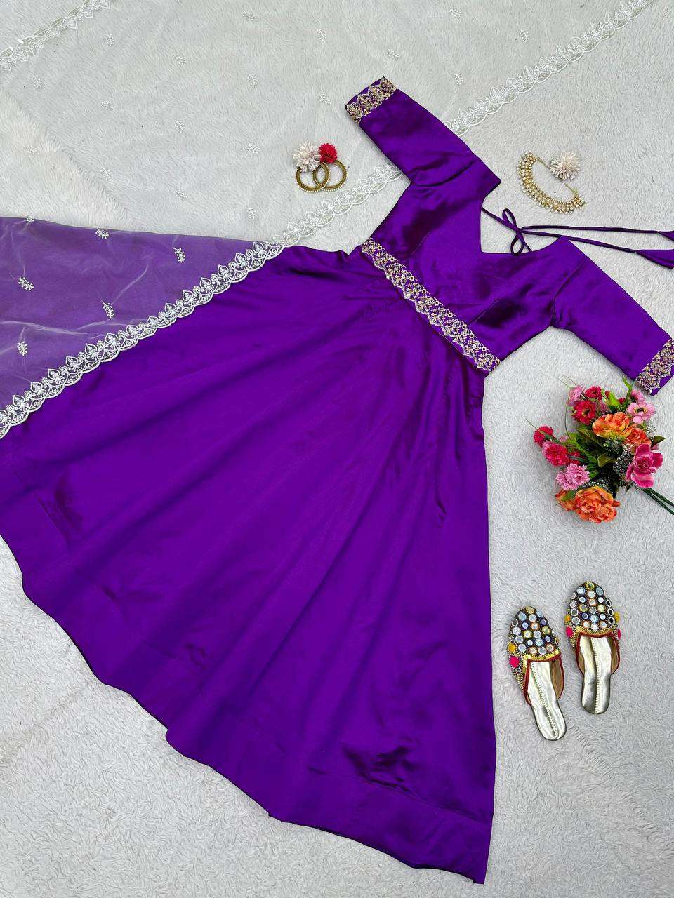 RTC 5595 GOWN DUPATTA
