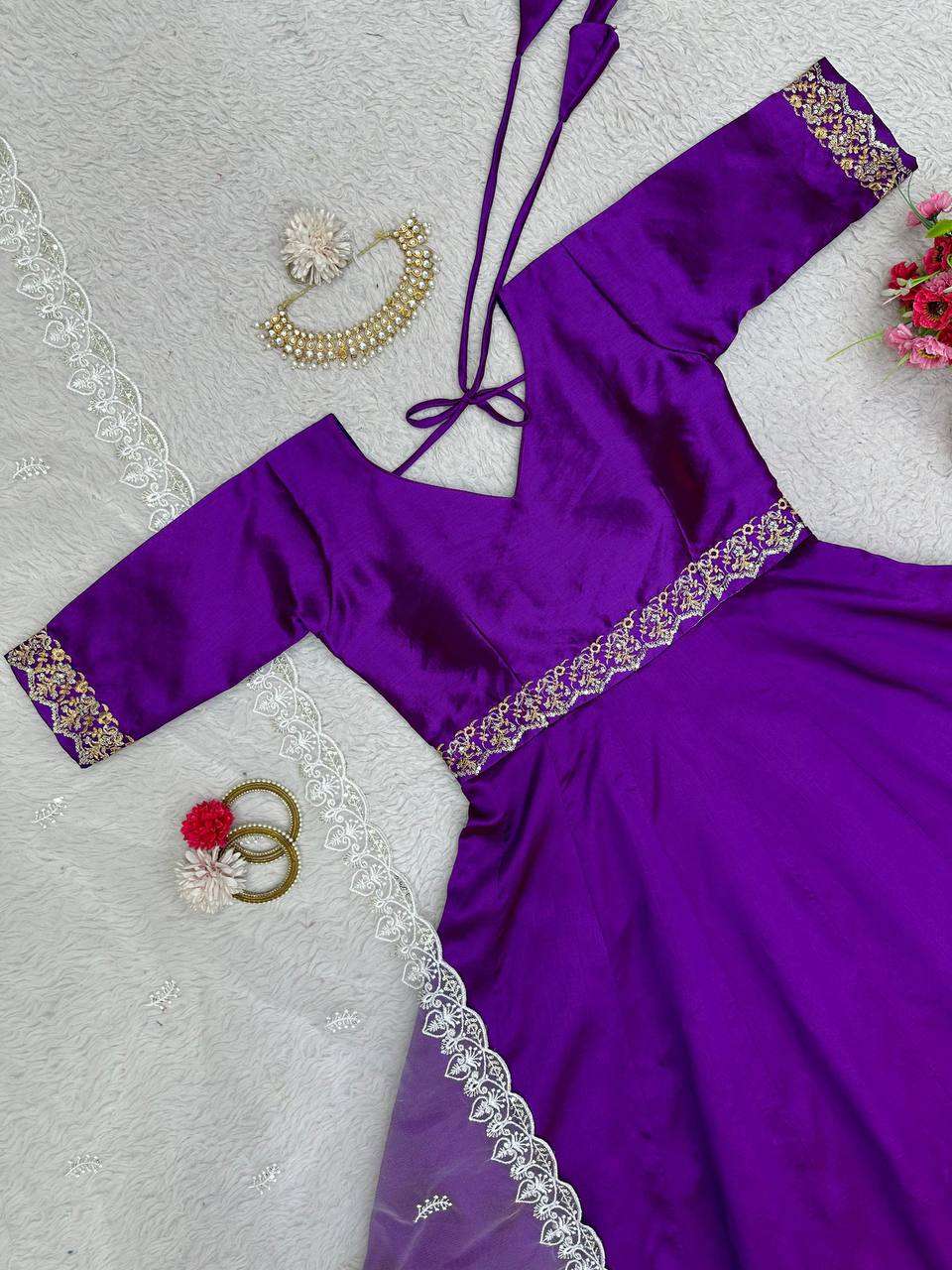 RTC 5595 GOWN DUPATTA