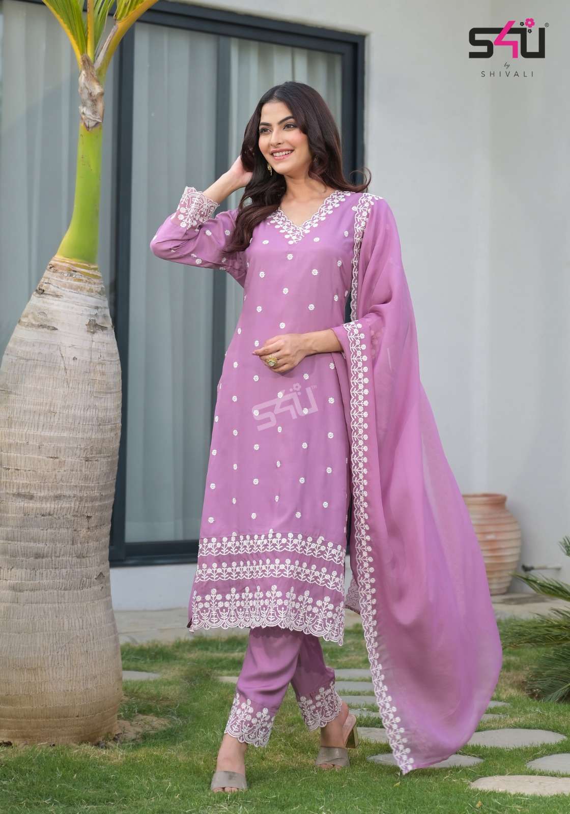 S4U SHIVALI LIBAS VOL 2 MUSLIN BEAUTIFUL DESIGNER KURTI COMBO SET 