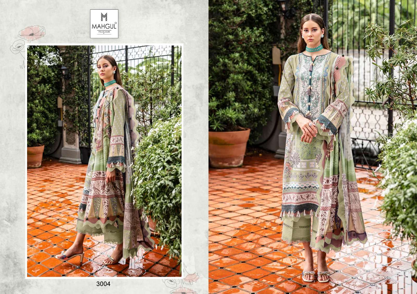 SHARADDHA NX MAHGUL QUEEN COURT VOL 3 LAWN COTTON SUIT