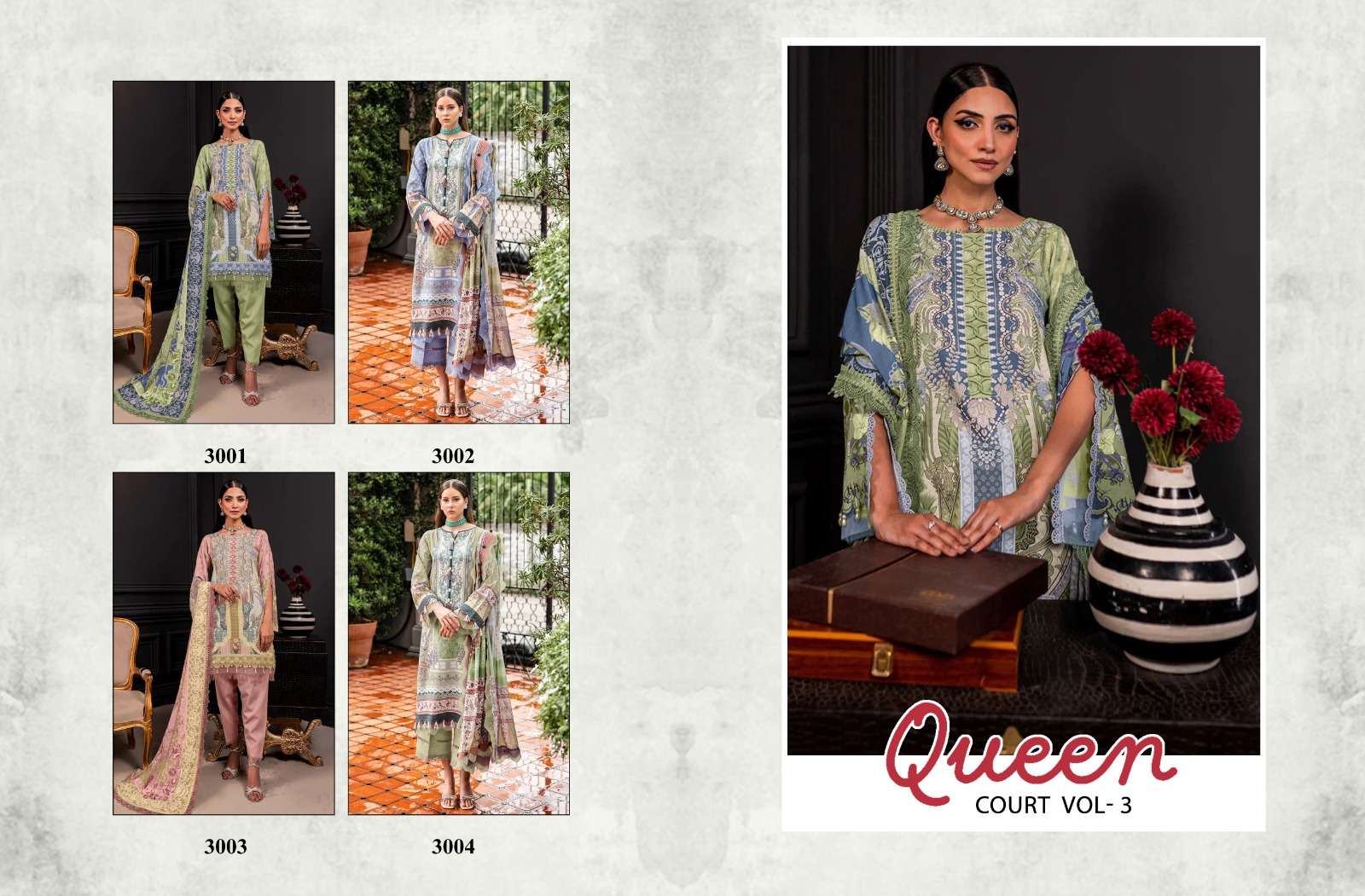 SHARADDHA NX MAHGUL QUEEN COURT VOL 3 LAWN COTTON SUIT