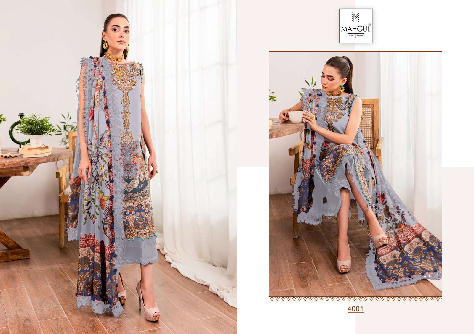 SHARADDHA NX MAHGUL QUEEN COURT VOL 4 LAWN COTTON SUIT