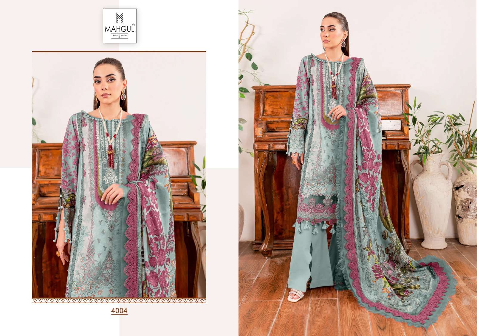 SHARADDHA NX MAHGUL QUEEN COURT VOL 4 LAWN COTTON SUIT