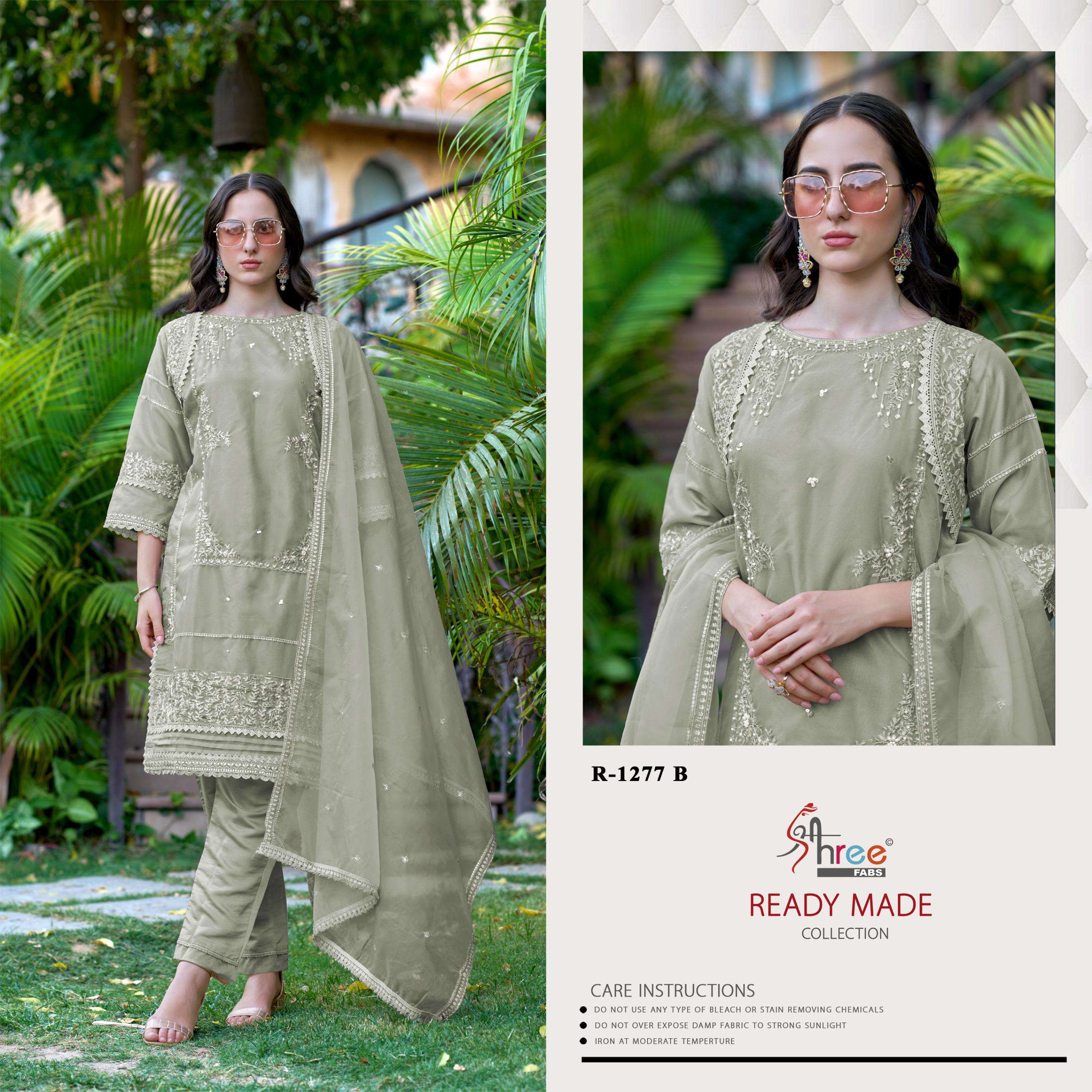 SHREE FABS R 1277 ORGANZA DESIGNER SUIT