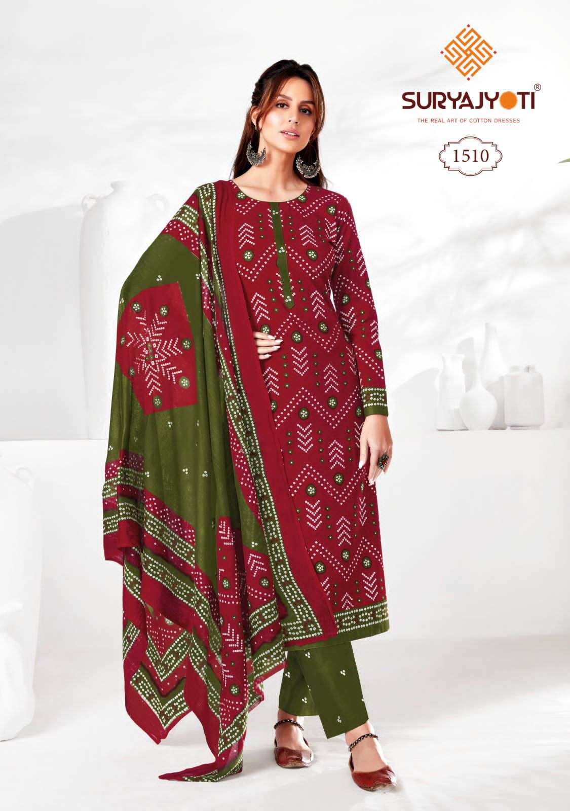 SURYAJYOTI BANDHANI SPECIAL VOL 15 COTTON SALWAR SUIT