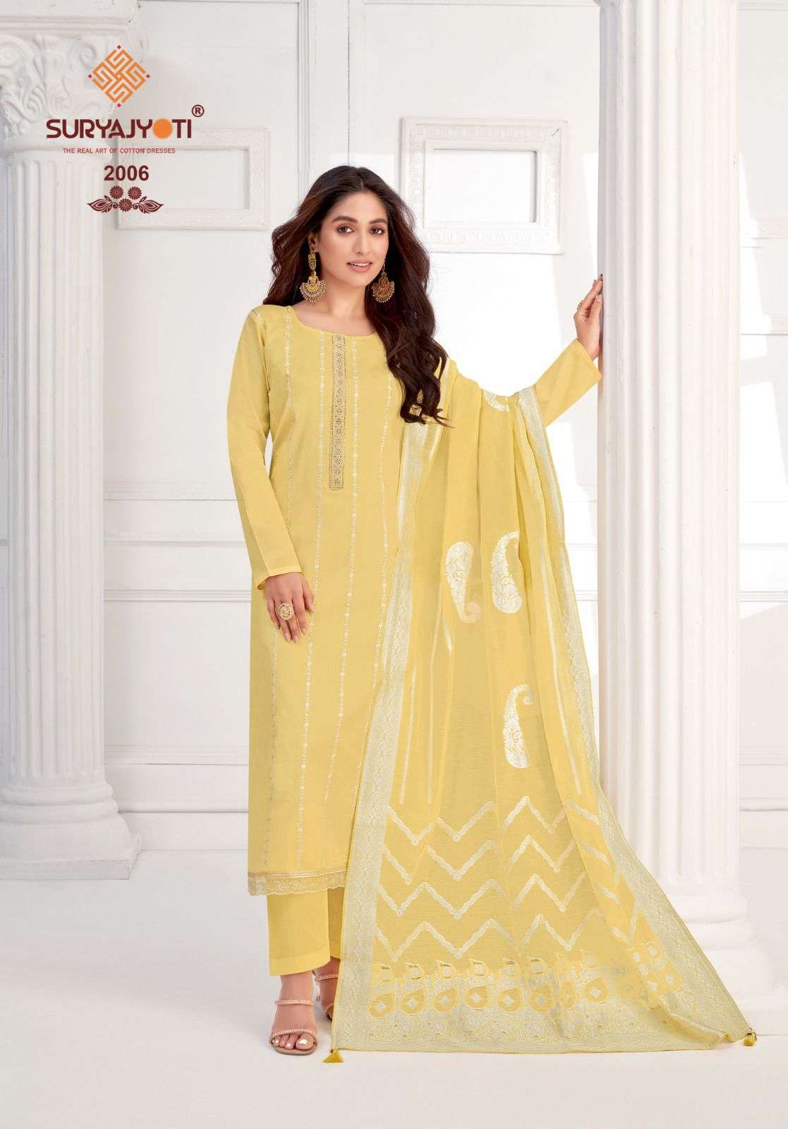 SURYAJYOTI KHANAK ADVANCE VOL 2 JAM SATIN FANCY WORK SUIT
