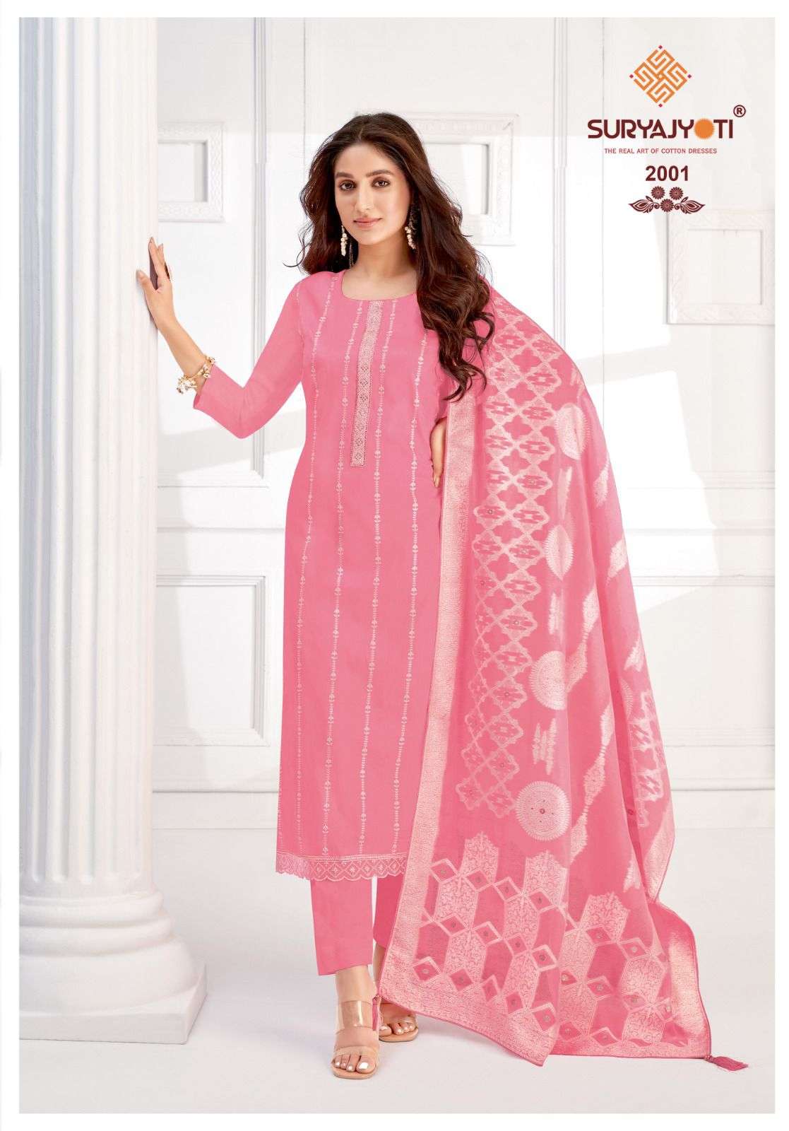 SURYAJYOTI KHANAK ADVANCE VOL 2 JAM SATIN FANCY WORK SUIT