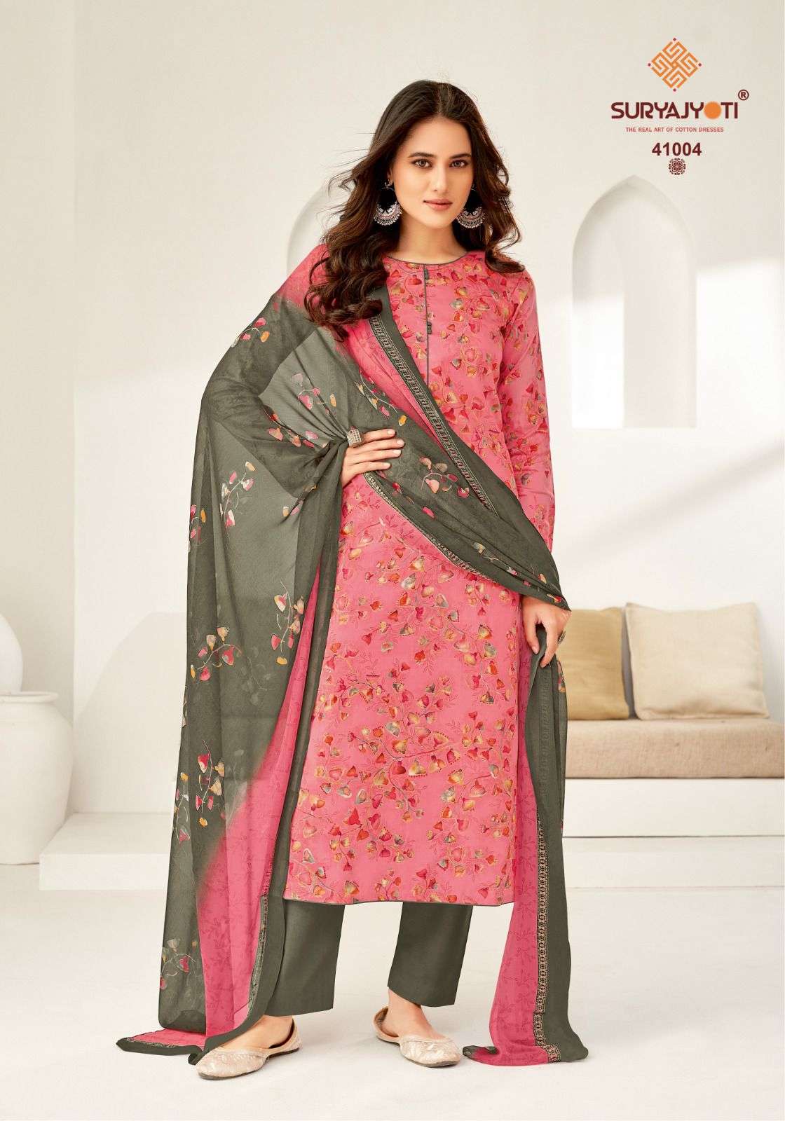 SURYAJYOTI NAISHAA VOL 41 JAM SATIN PRINT SALWAR SUIT
