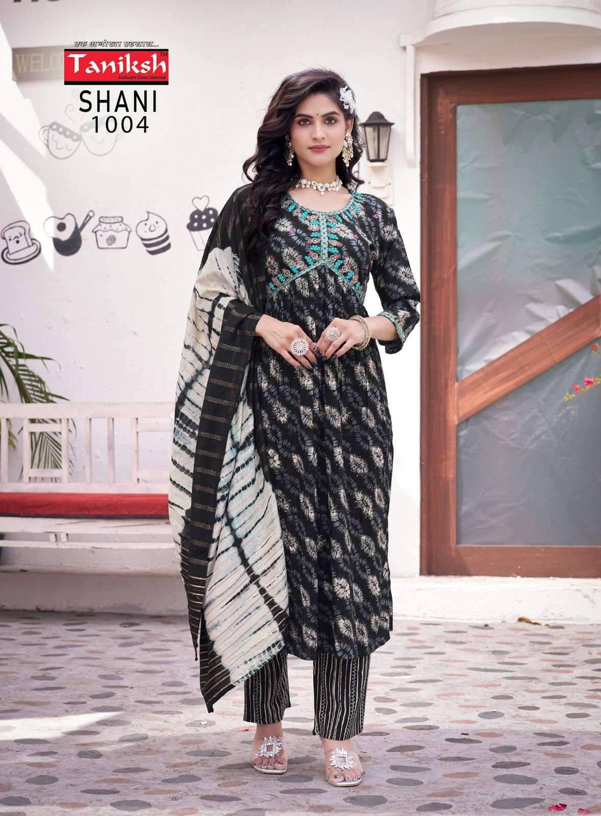 TANIKSH SHANI VOL 1 FANCY ALIA CUT PATTERN KURTI COMBO SET 