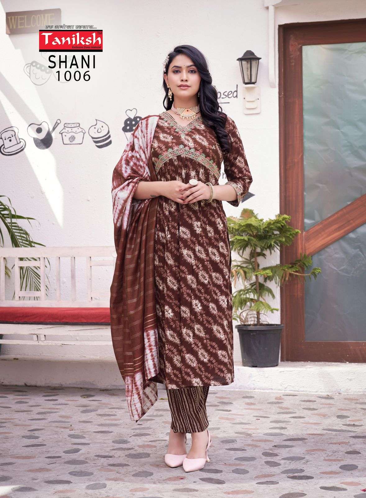TANIKSH SHANI VOL 1 FANCY ALIA CUT PATTERN KURTI COMBO SET 