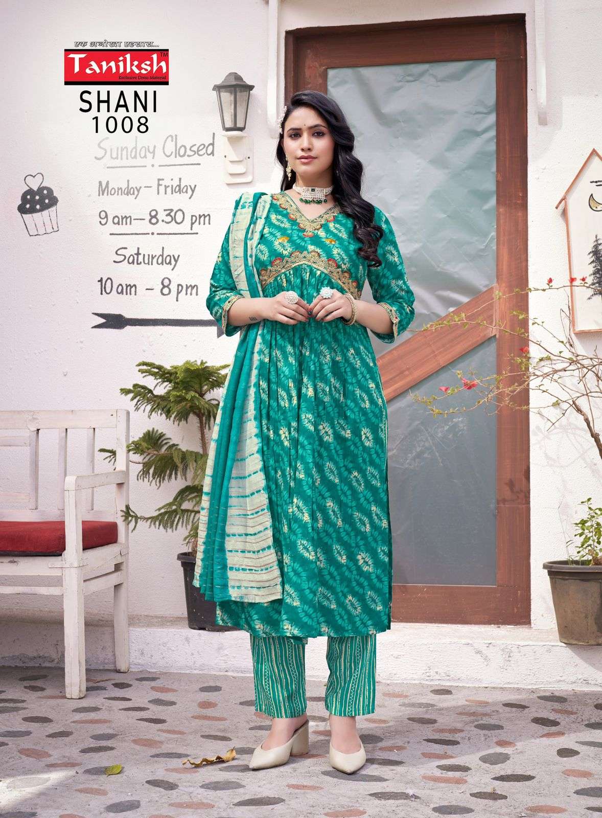 TANIKSH SHANI VOL 1 FANCY ALIA CUT PATTERN KURTI COMBO SET 