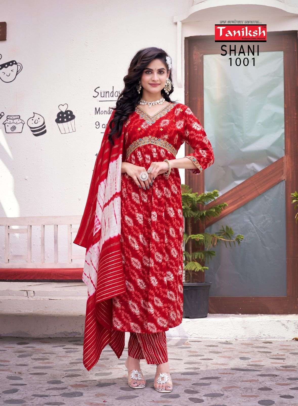 TANIKSH SHANI VOL 1 FANCY ALIA CUT PATTERN KURTI COMBO SET 