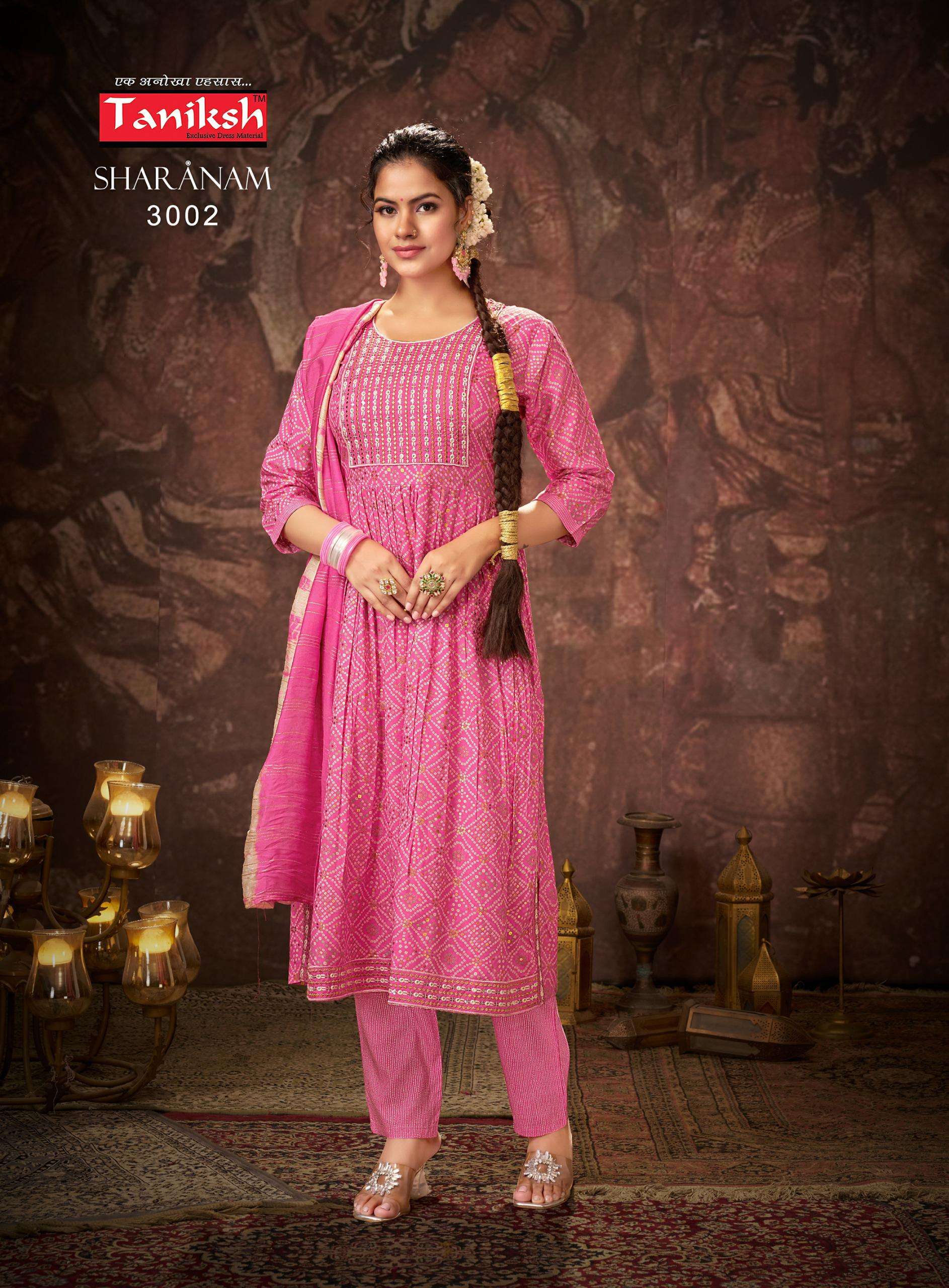 TANIKSH SHARANAM VOL 3 FANCY NAIRA STYLE KURTI COMBO SET 